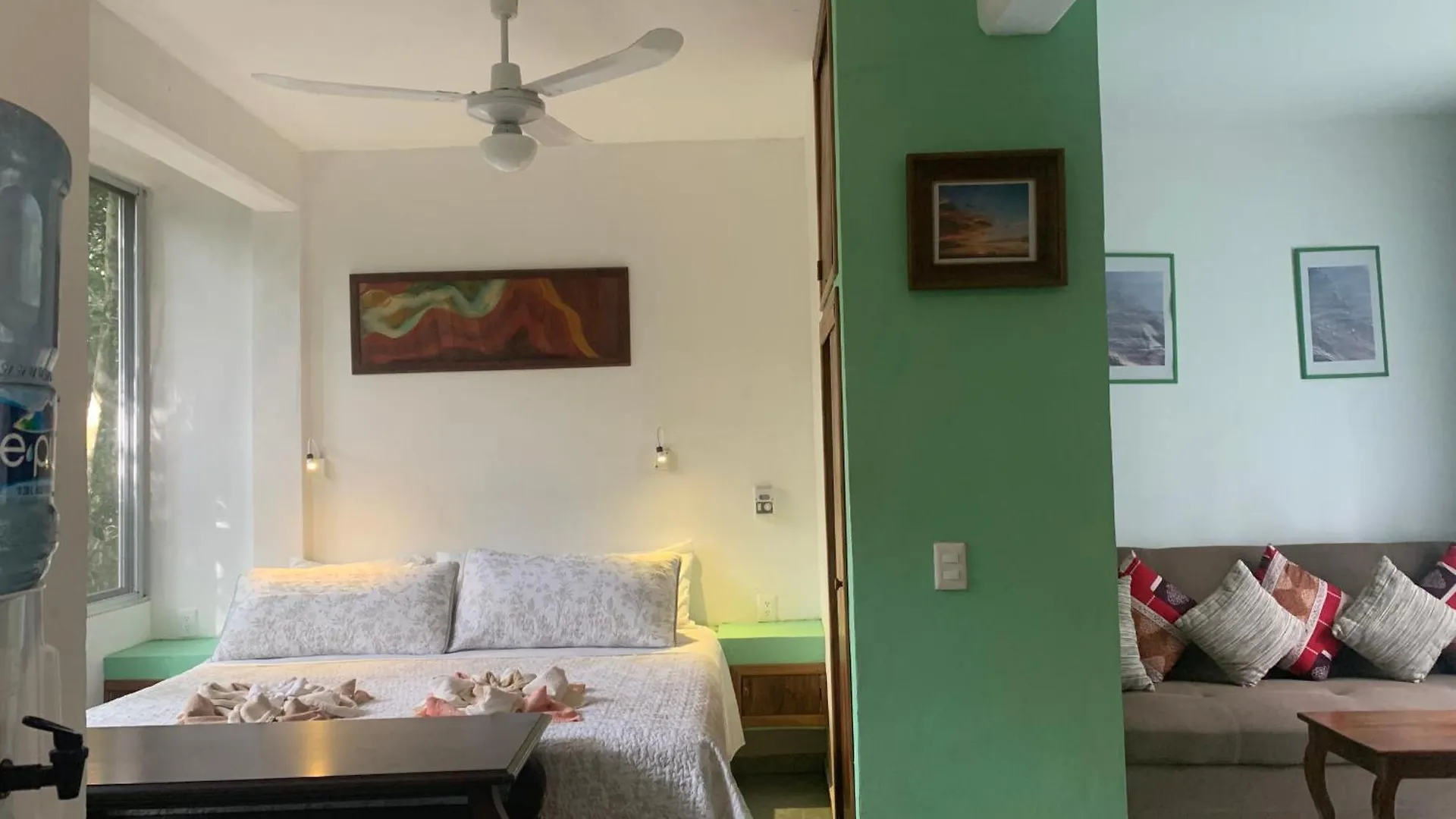 Studio With Swimming Pool At 12 M Height Over Jungle Chemuyil Apartment