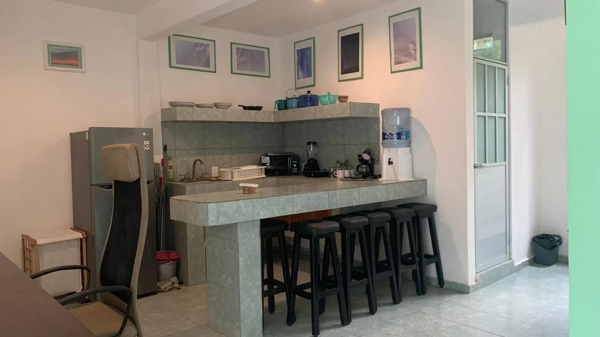 Studio With Swimming Pool At 12 M Height Over Jungle Chemuyil Apartment
